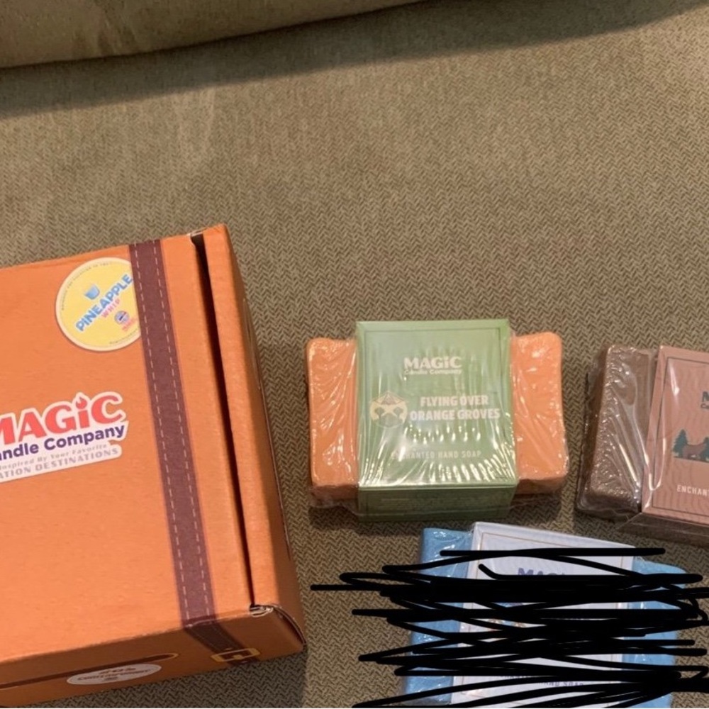 New Disney Magic Candle Company Bar Soaps Rare Discontinued In Box Sealed